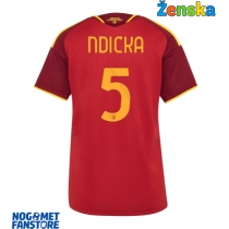 AS Roma Evan Ndicka #5 Domaci Dres za Ženska 2026-27 Kratak Rukav